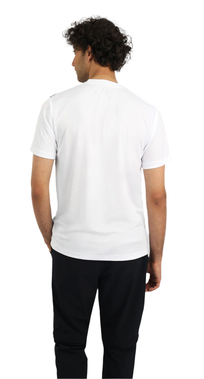Futuristic Crew-Neck White T-Shirt-Atum -54454108