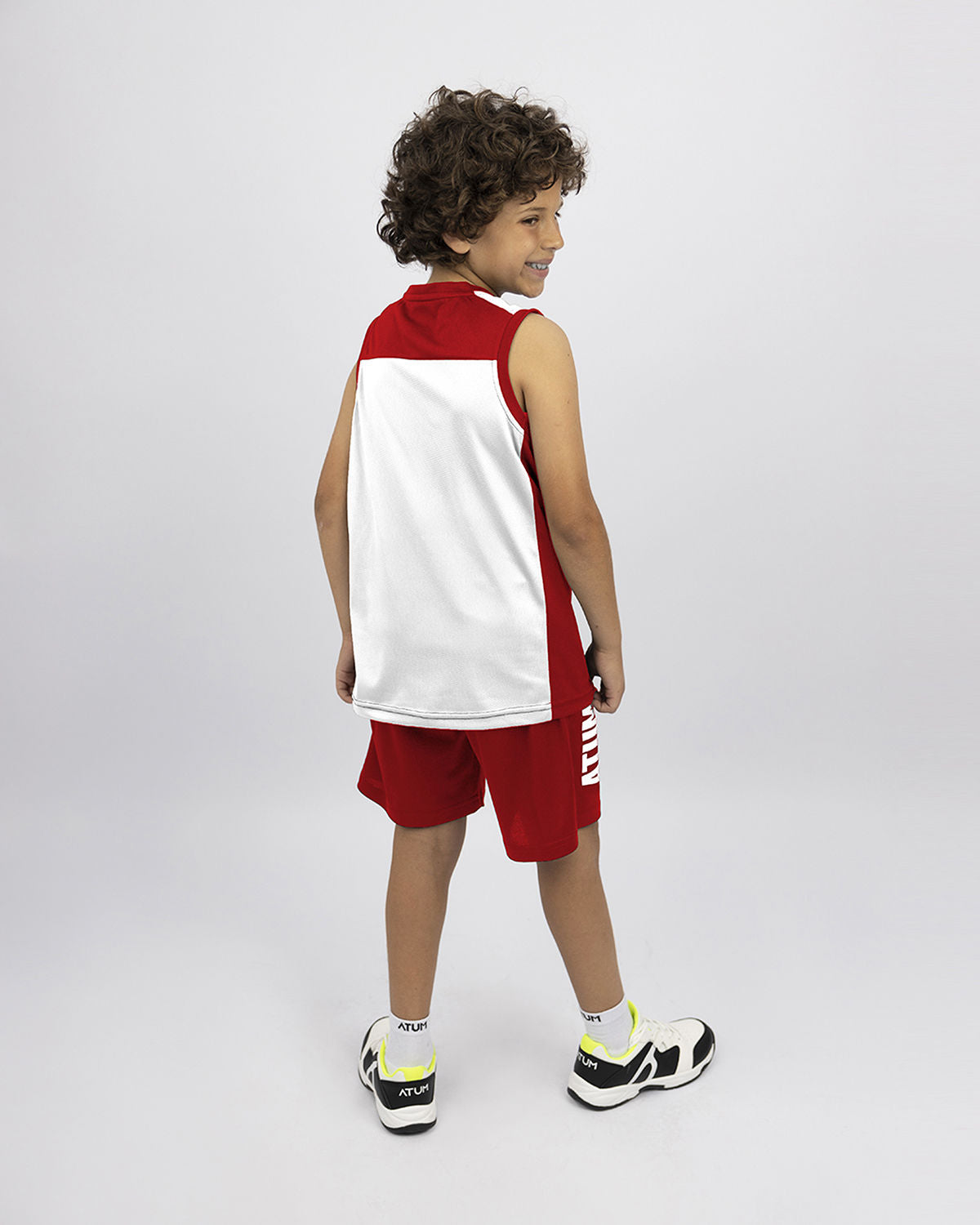 Basketball Boy's Red Short-Atum -26241535