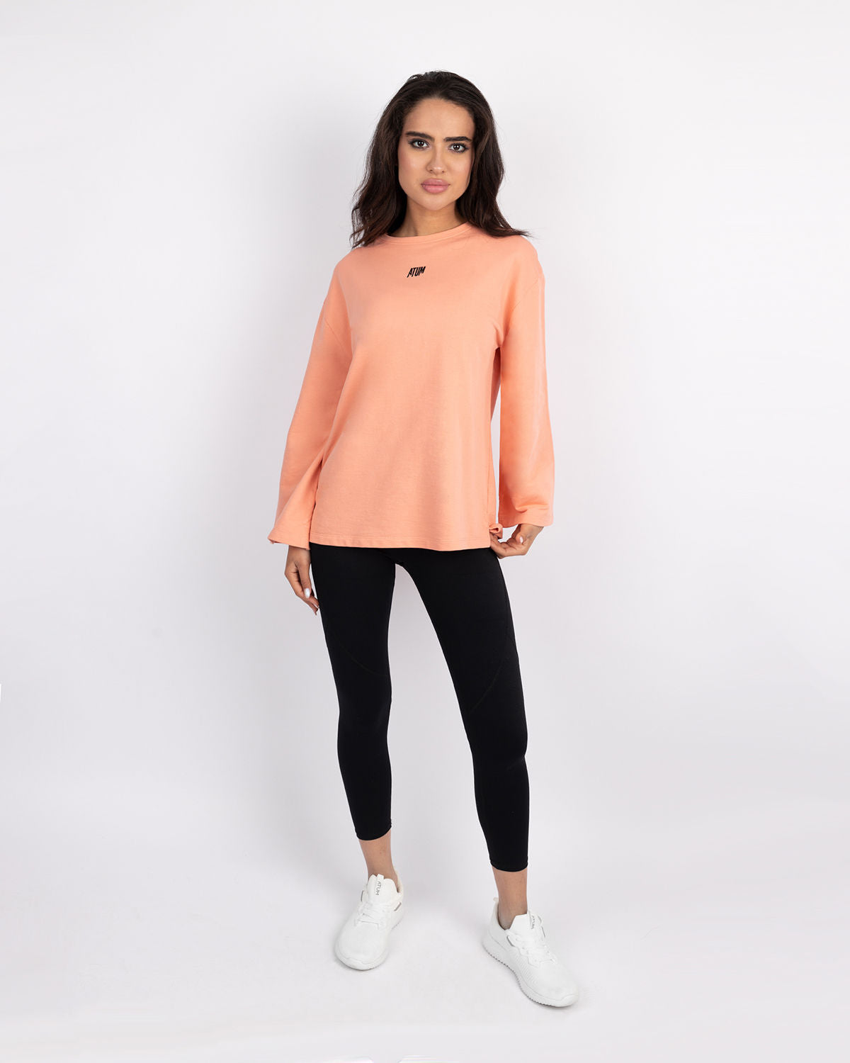 Elegance Oversize Coral T-Shirt-Atum -11536697