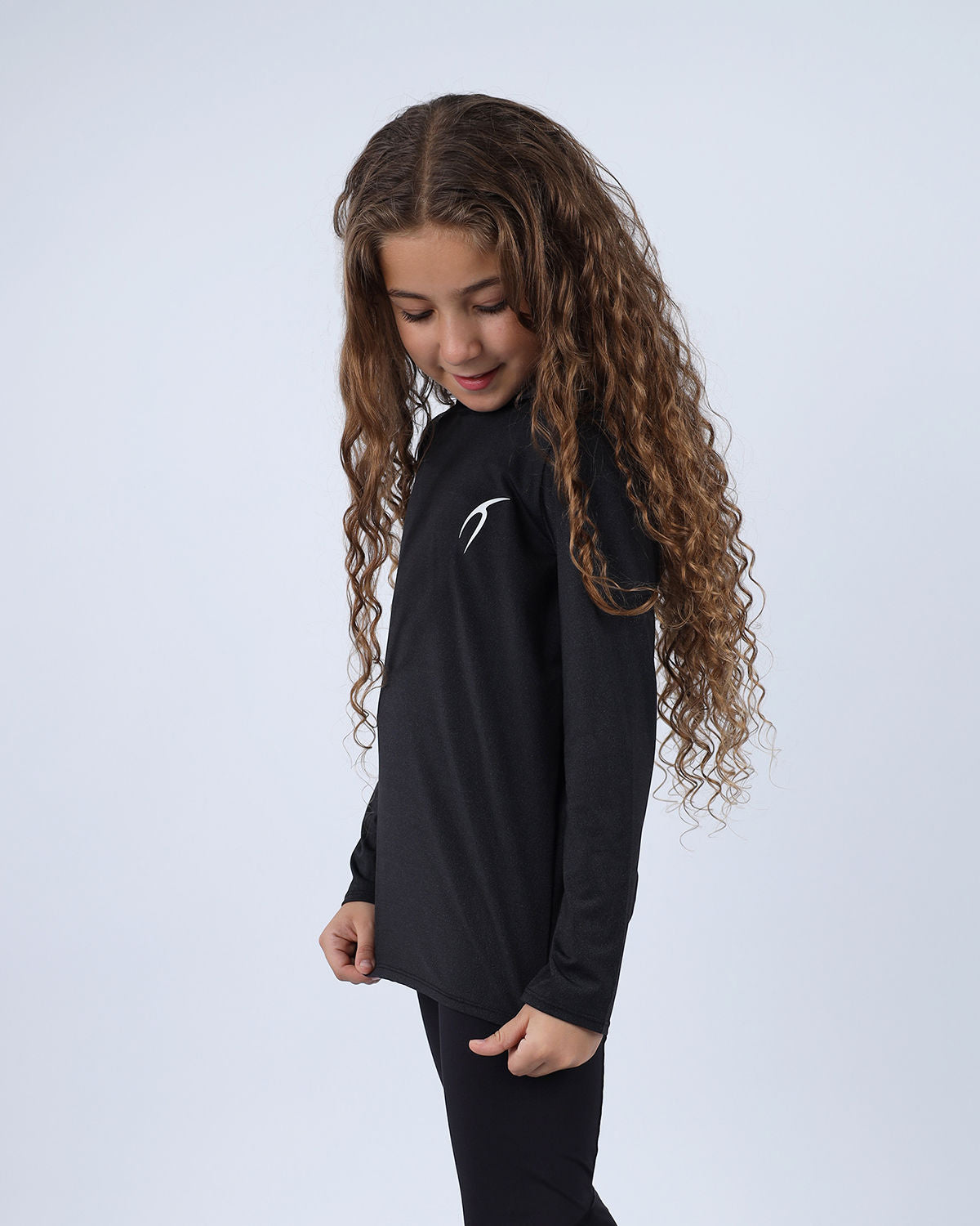 Vivid Long-Sleeve Black Hoodie-Atum -2029990