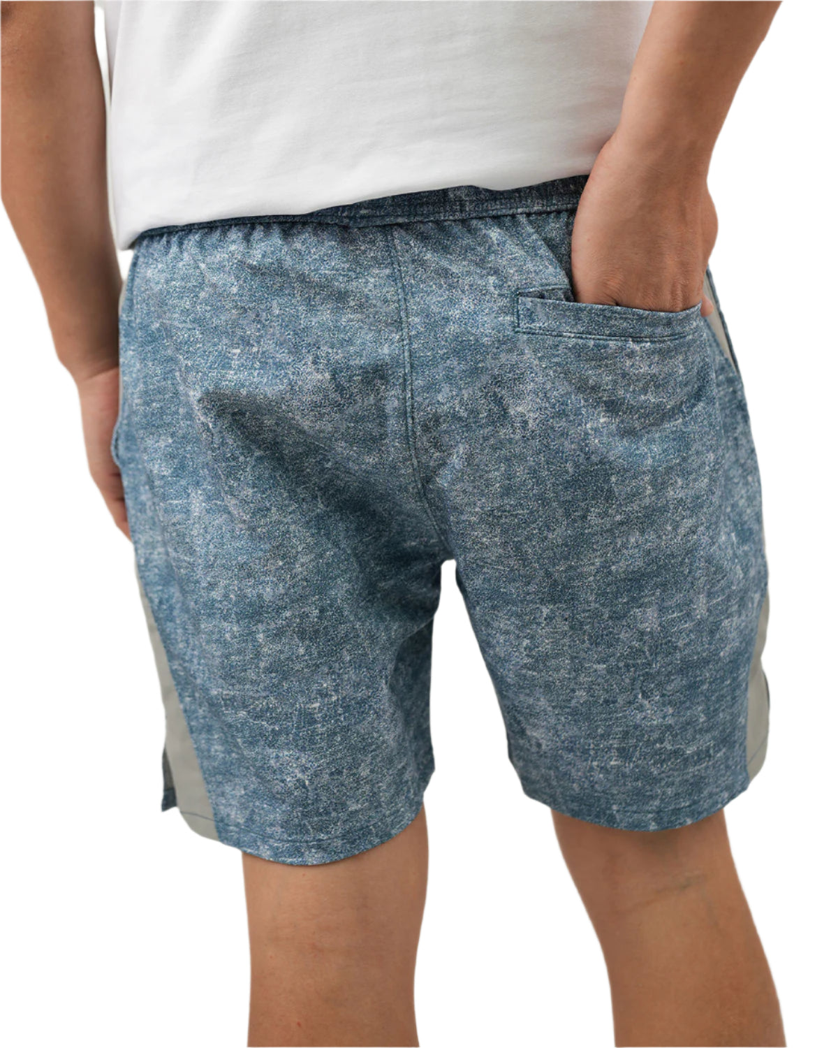 Printed Navy Training Short-Atum -69551424