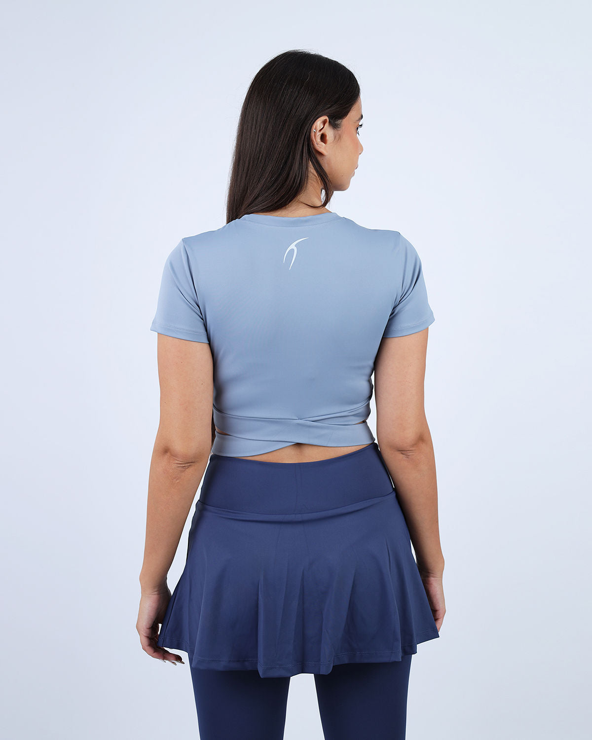 Twisted Short Sleeves Women's Crop Tee