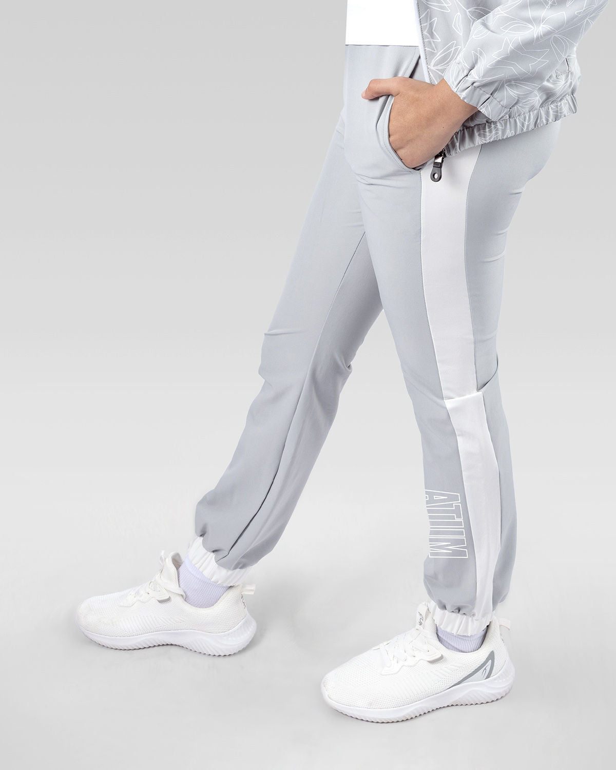Girl's Printed Sweatpants-Atum -82661891