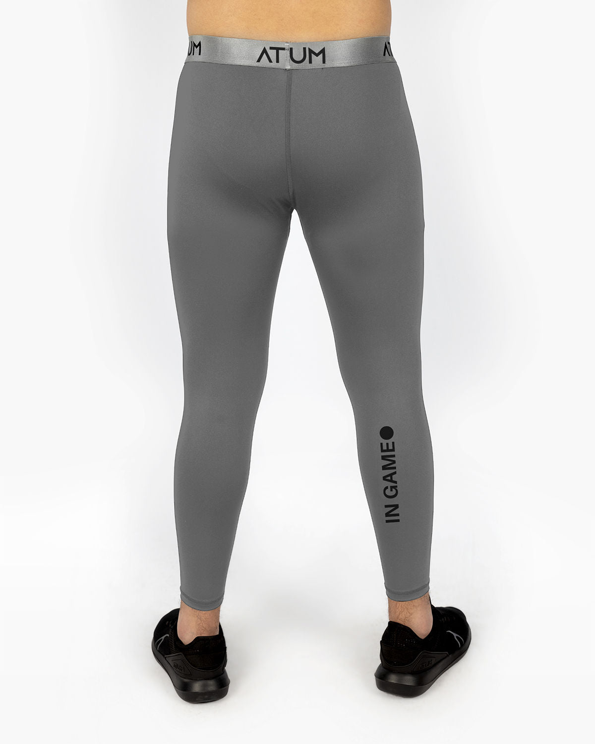 Men's Training Gray Tights-Atum -42219476