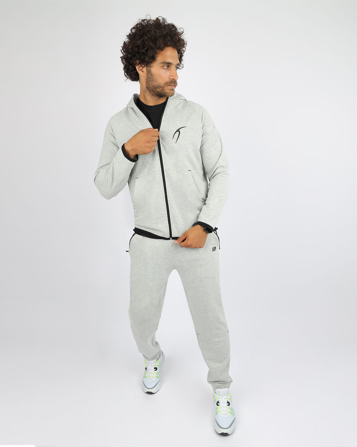 Men's Essential Light Gray Jogger Pants-Atum -11286360