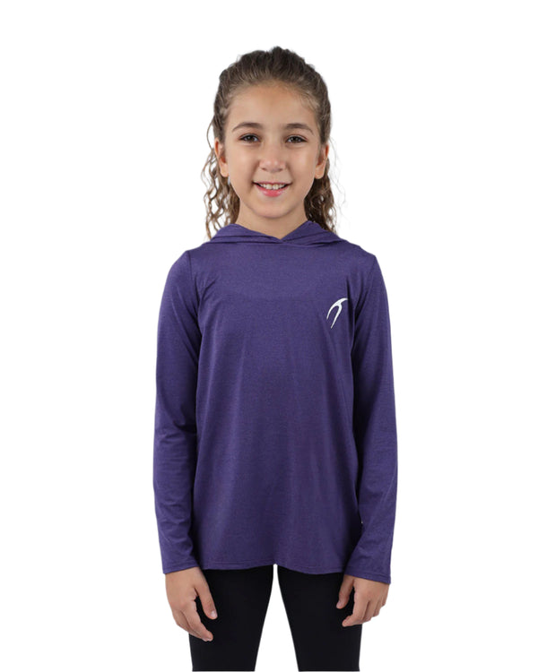 Vivid Long-Sleeve Purple Hoodie-Atum -71476187