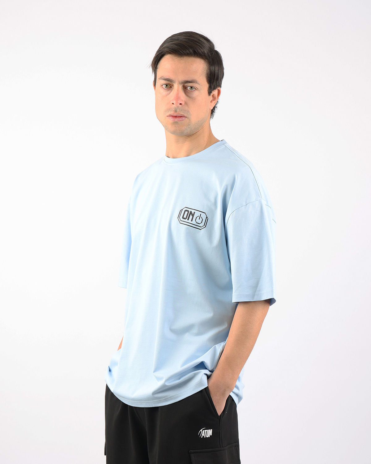Adventure Mode Light Blue T-Shirt-Atum -44802553