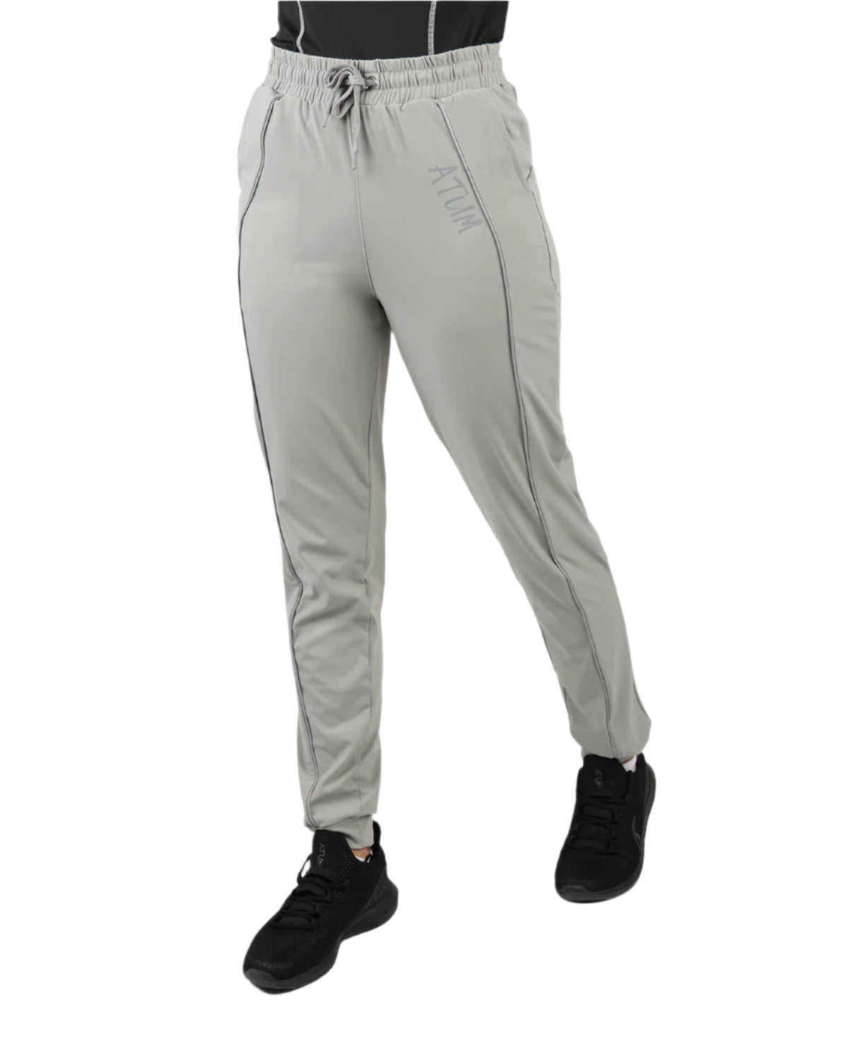 Relaxed Fit Gray Pants-Atum -42110471