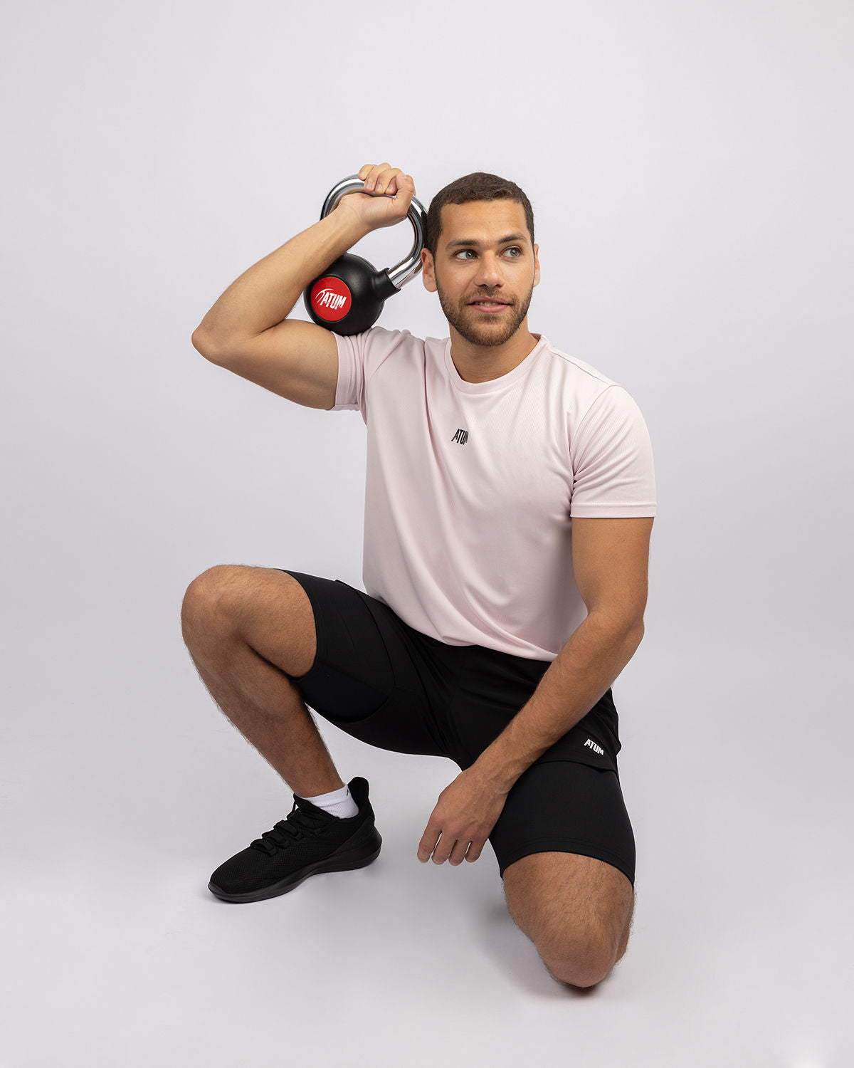 Squat Core Mesh Rose T-Shirt-Atum -36585256