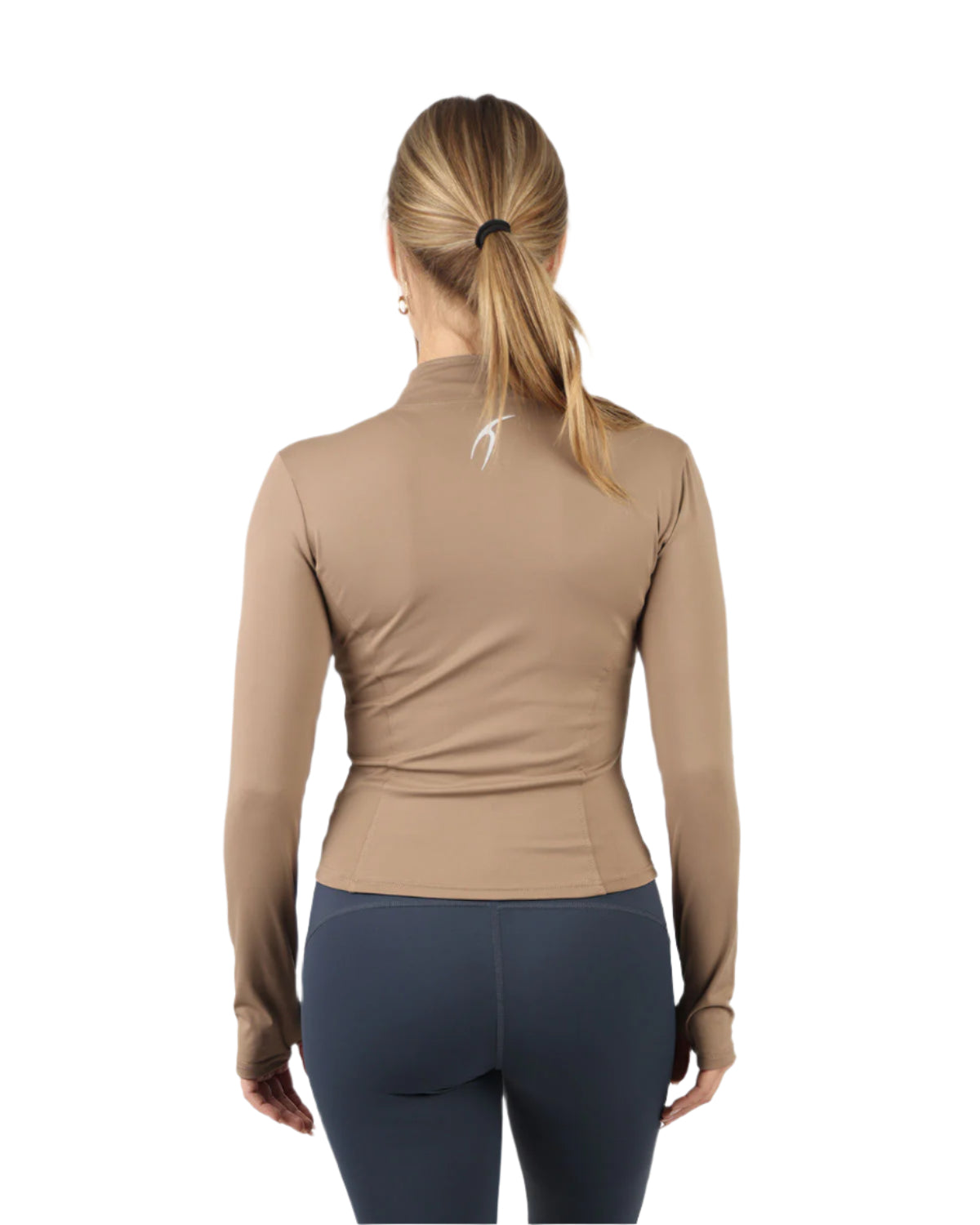 Verde Women's Zip Coffee Jacket-Atum -34921303