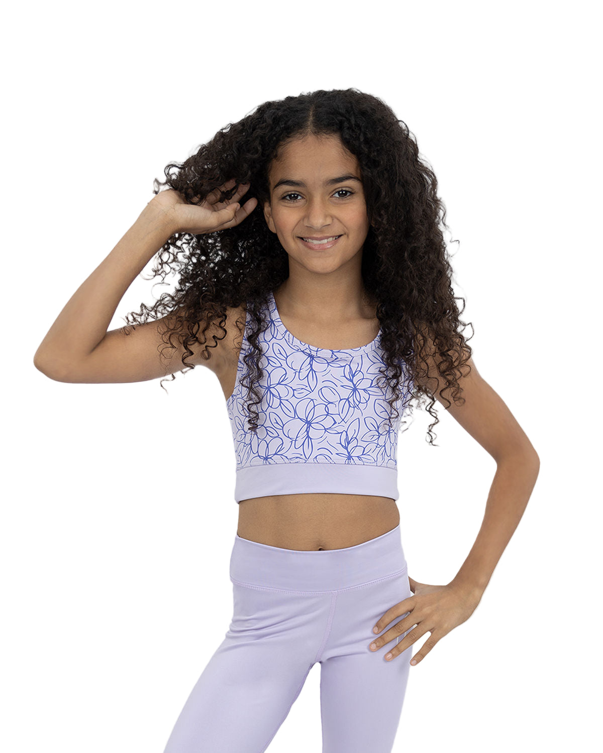 Smooth Girls Lavender Sports Bra
