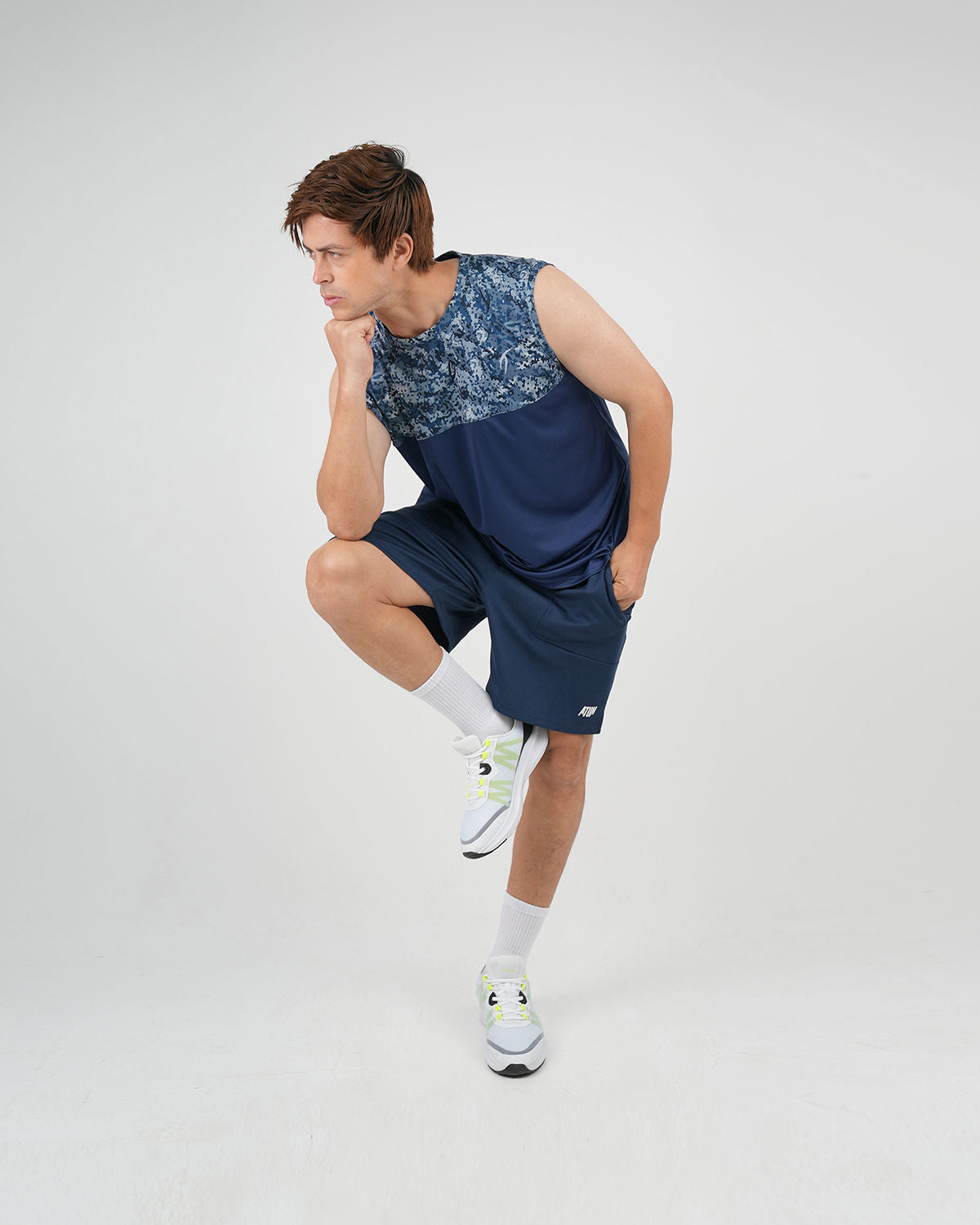 Workout Basic Navy Short-Atum -72393855