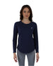 Basic Long Sleeve Navy T-Shirt