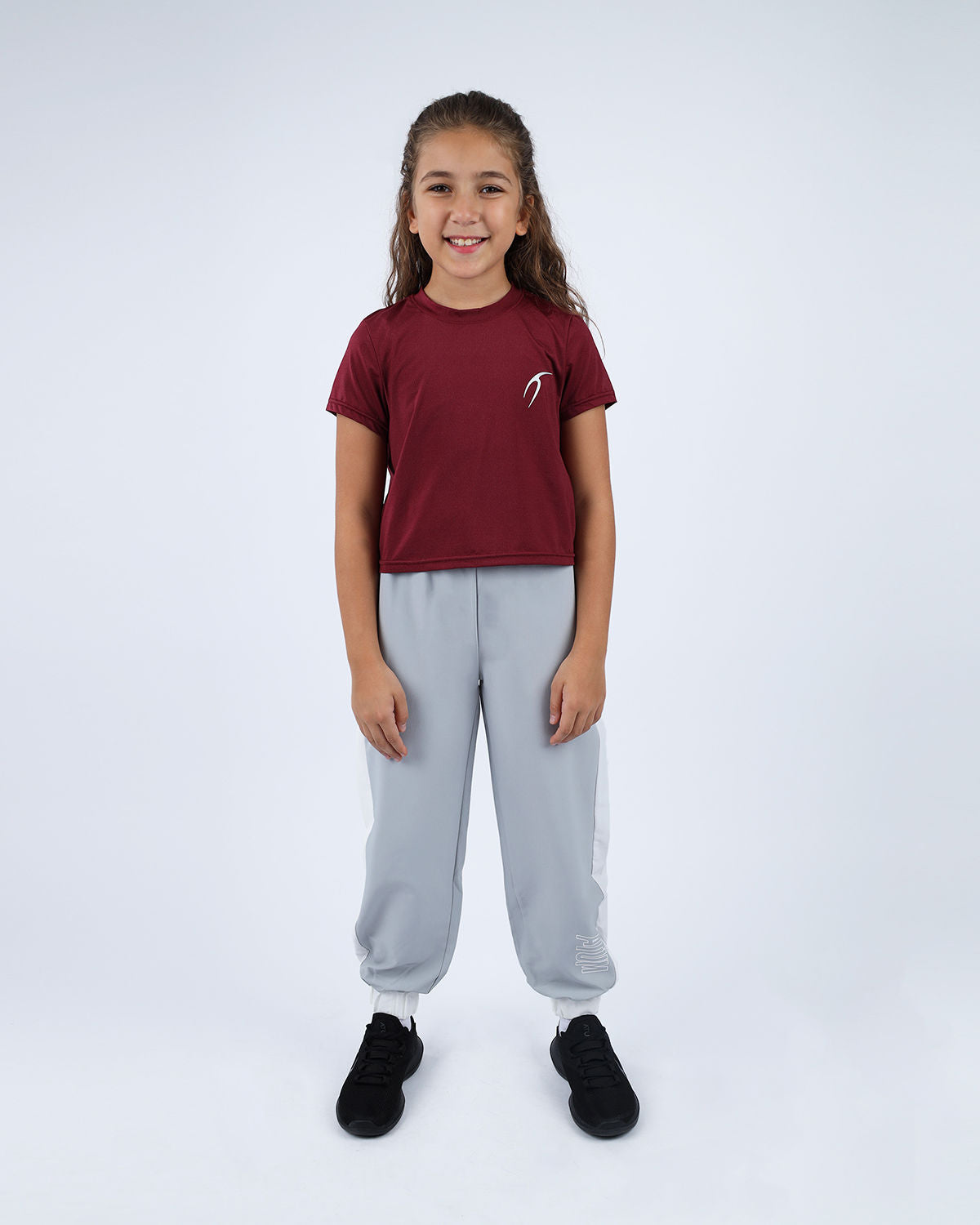 INGAME Short-Sleeve Burgundy T-Shirt-Atum -32918536