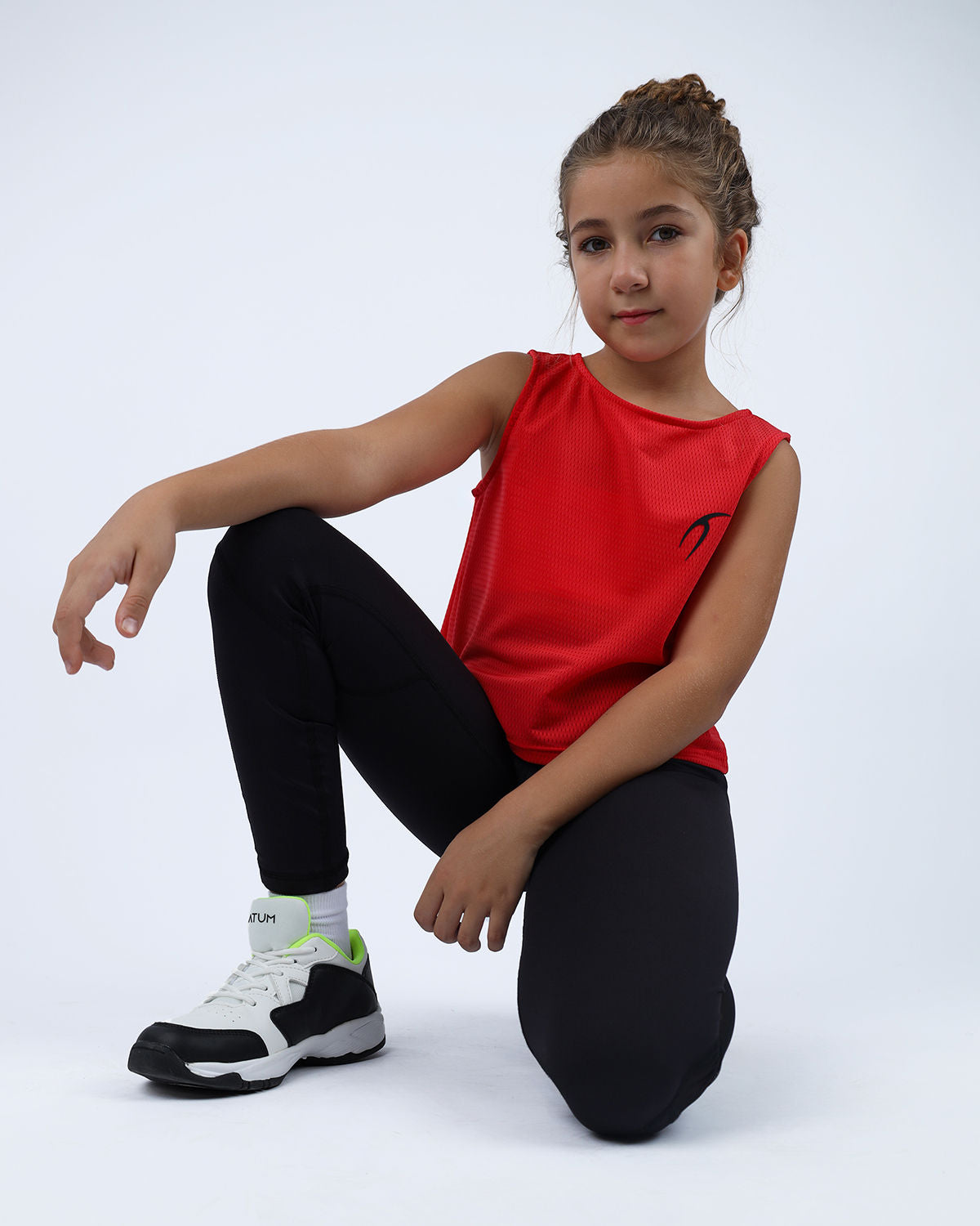 Ultra Sleeveless Cropped Red T-Shirt-Atum -14670591