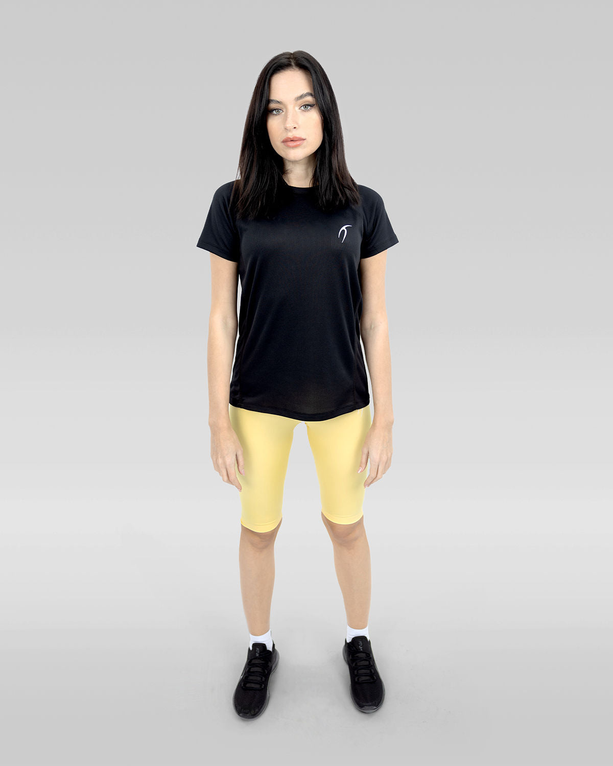 Basic Essentials Yellow Short Leggings-Atum -113503