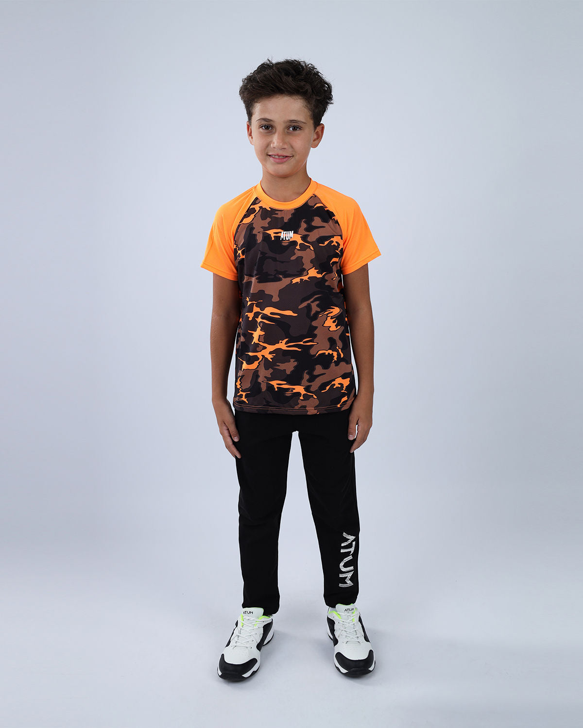 Army Training Sports Orange T-Shirt-Atum -35982566