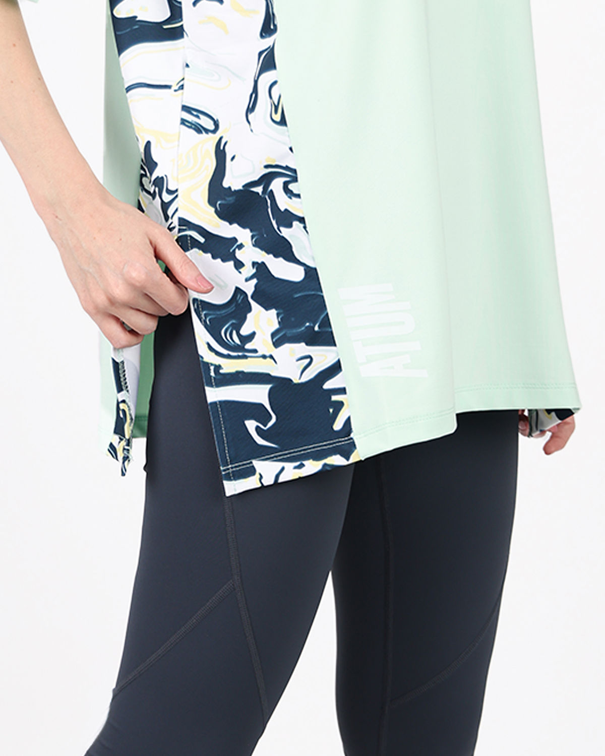 Women's Oversized Mint T-Shirt-Atum -52676458