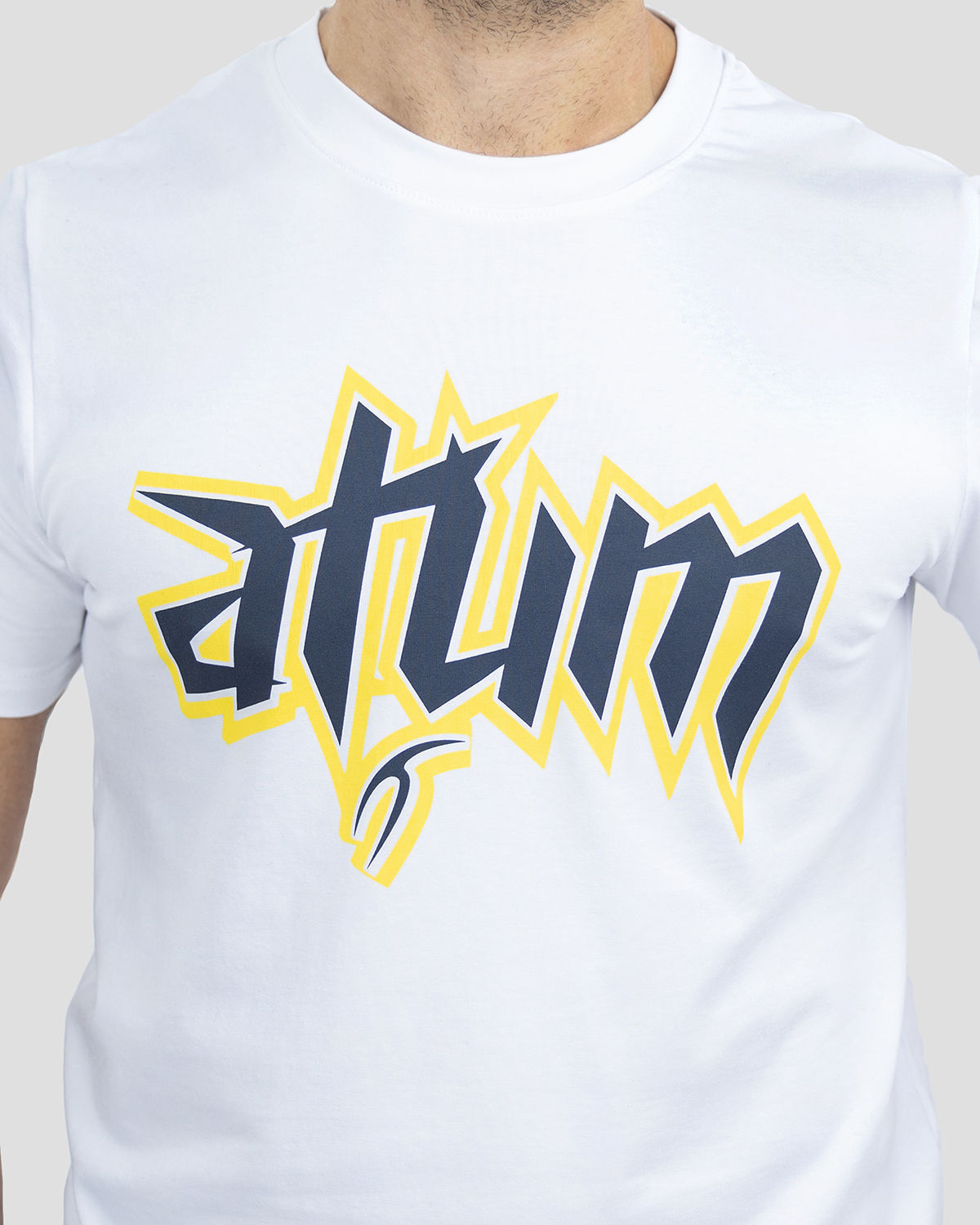 Men's Graphic Logo White T-Shirt