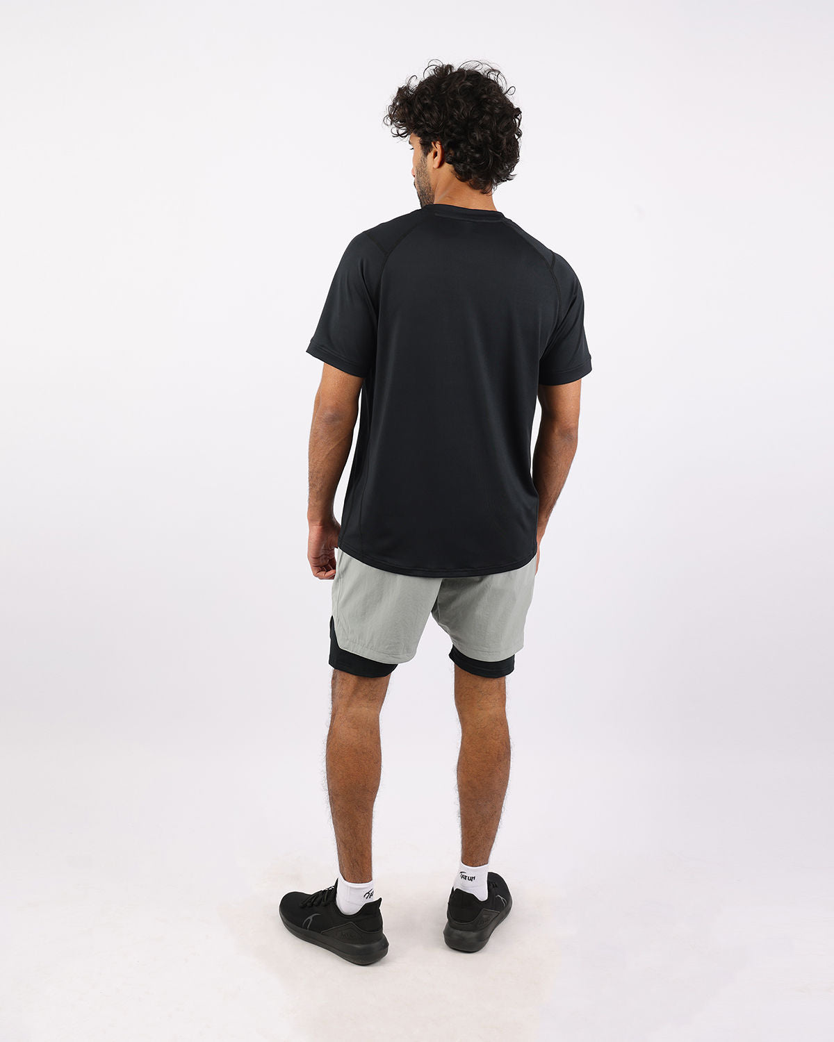 Energy Flow Men's Black T-Shirt-Atum -75724960