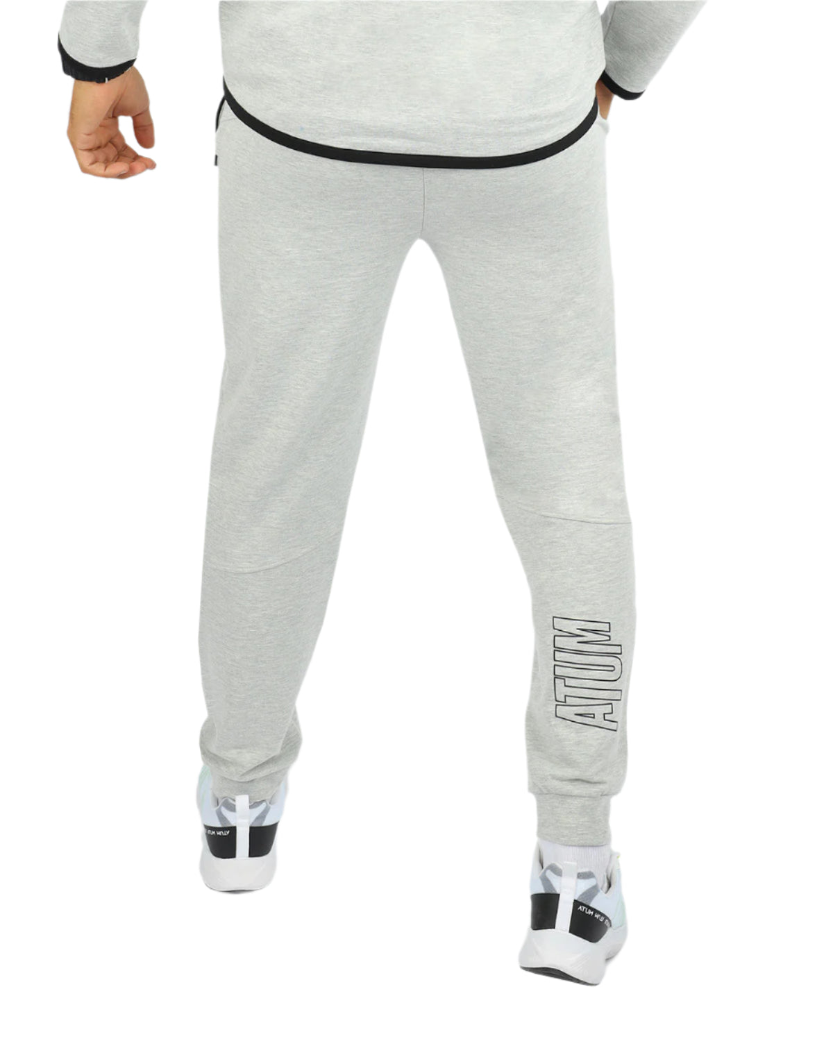 Men's Essential Light Gray Jogger Pants-Atum -89327194