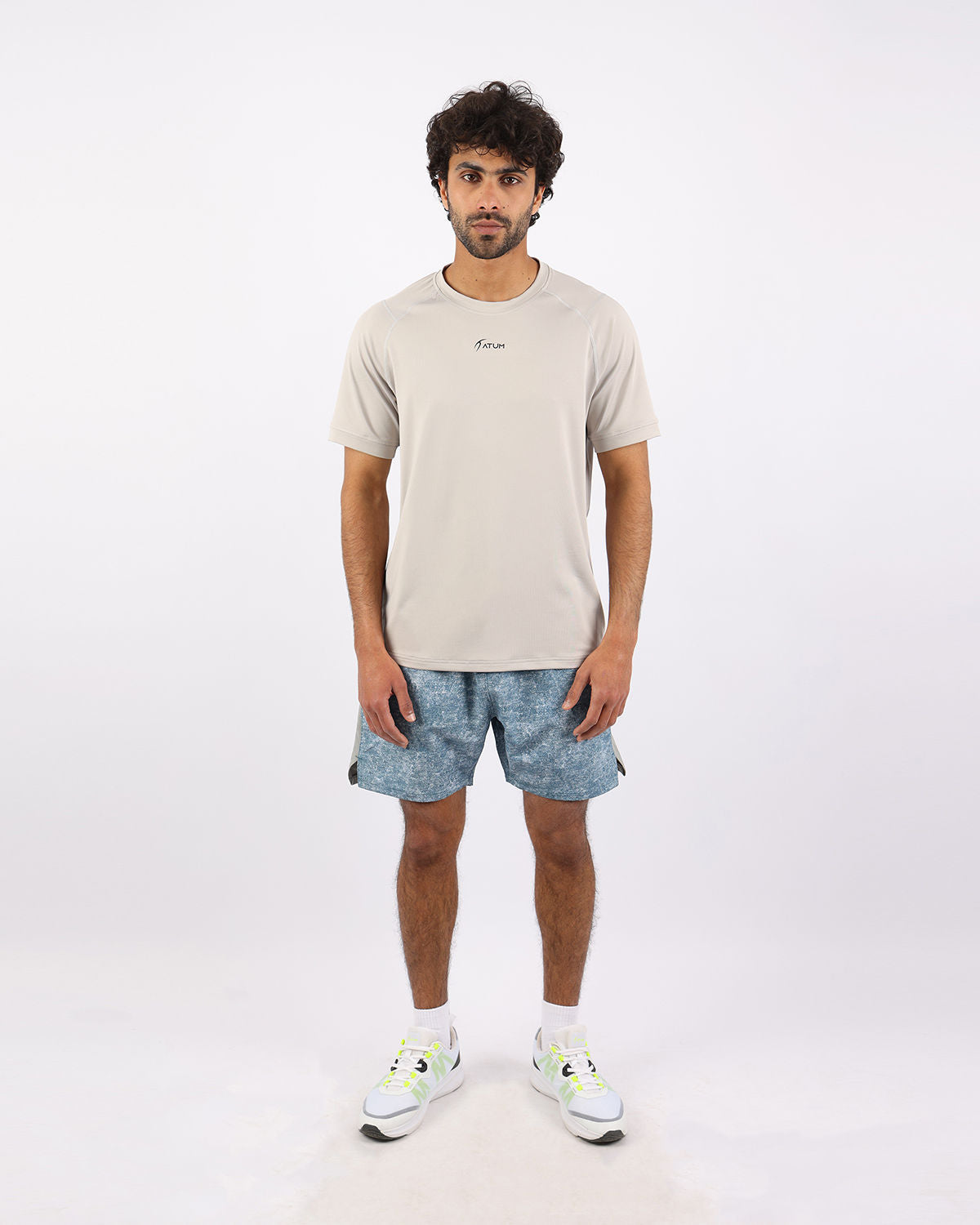 Energy Flow Men's Gray T-Shirt-Atum -47069661