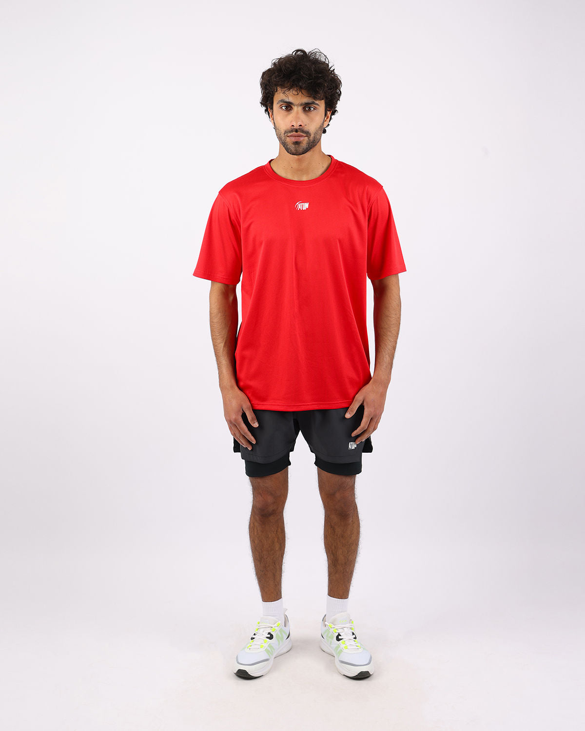 Prime Fit Men's Red T-Shirt-Atum -39516370