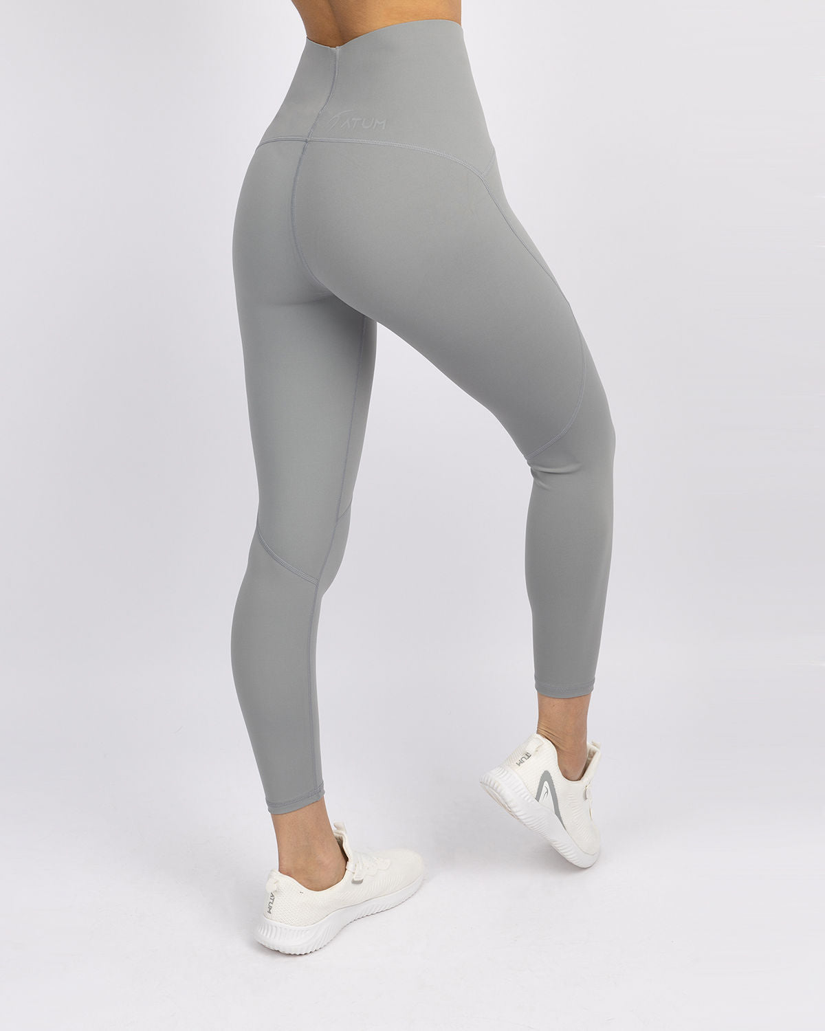 Premium High-Waisted Gray Leggings-Atum -34766428