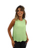Women's Cross Back Green Top
