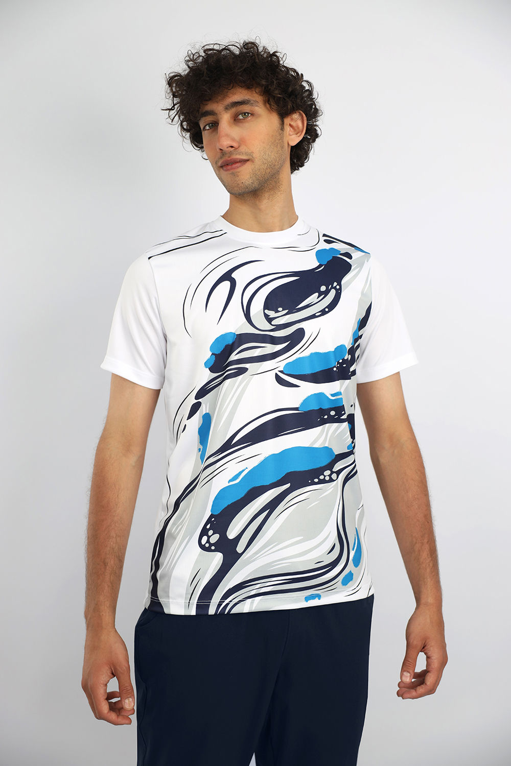 Atum Men's printed Crew-Neck T-shirt - Atum Egypt 