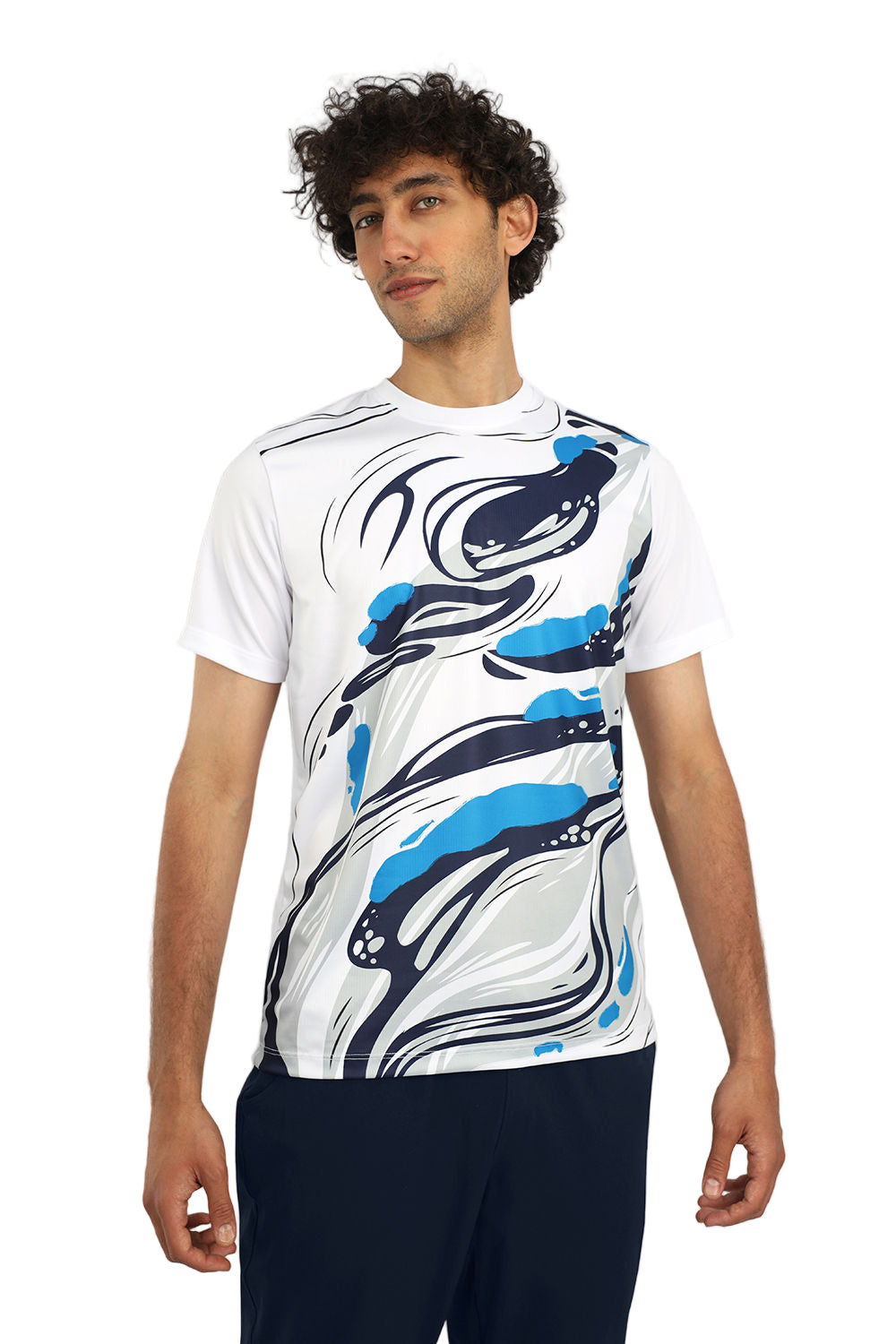 Men's Crew-Neck White T-Shirt