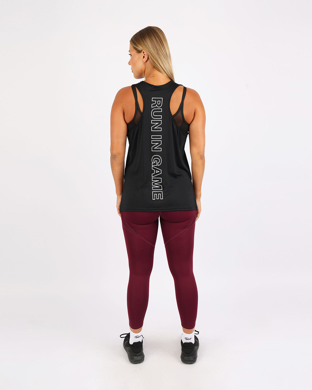 Vivid Motion Black Tank Top-Atum -94910078