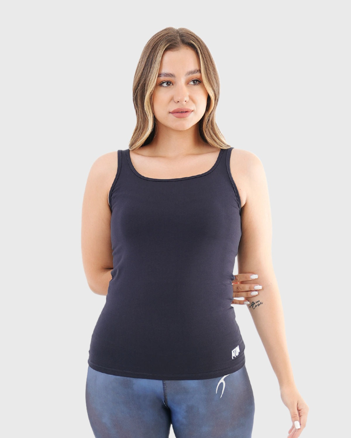 Basic Navy Tank-Top-Atum -95825449