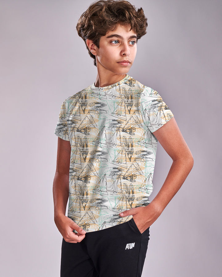 Sailor Mystery Boy's White T-Shirt