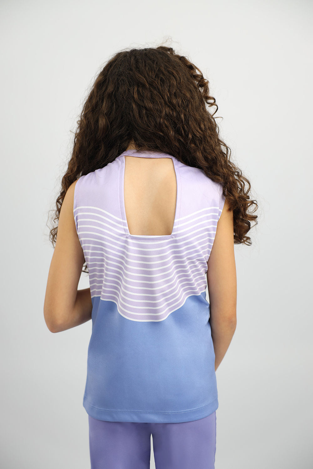 Girl's Open Back Tank Top