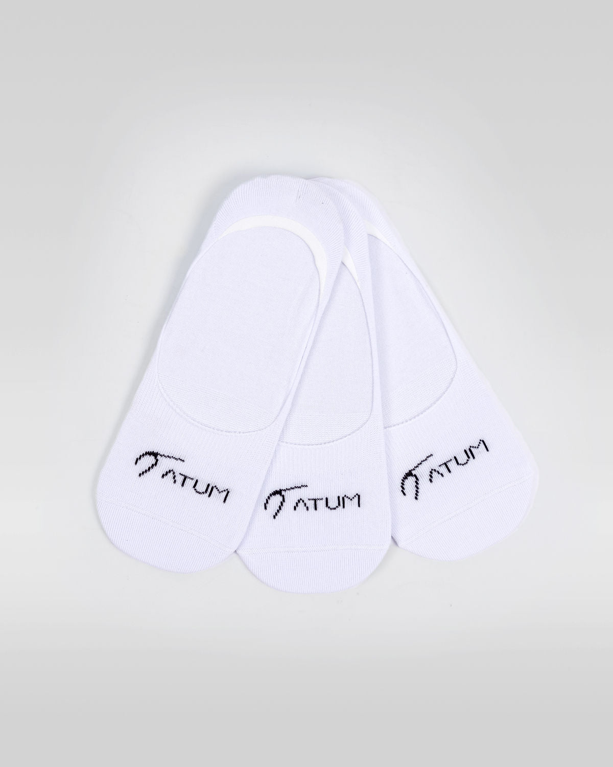 ATUM| Adult Unisex No-Show Socks - Pack of 3 - white