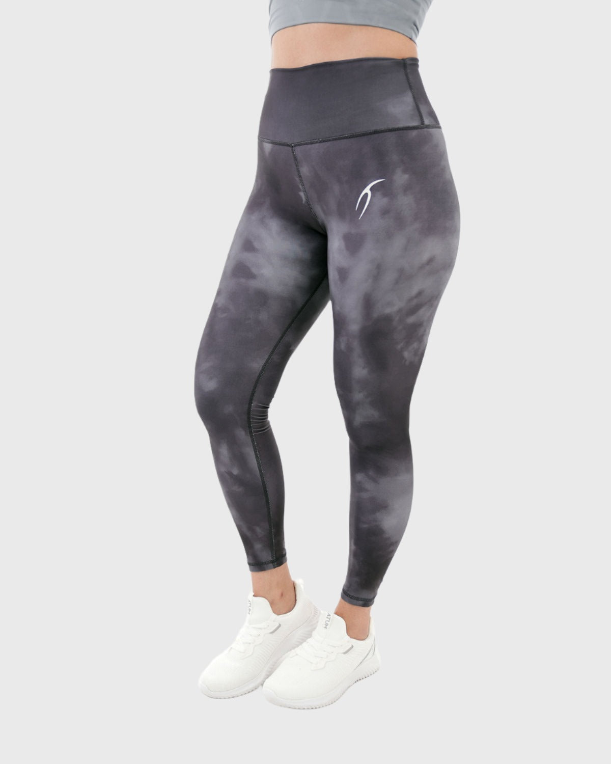 Yoga Printed Gray Leggings