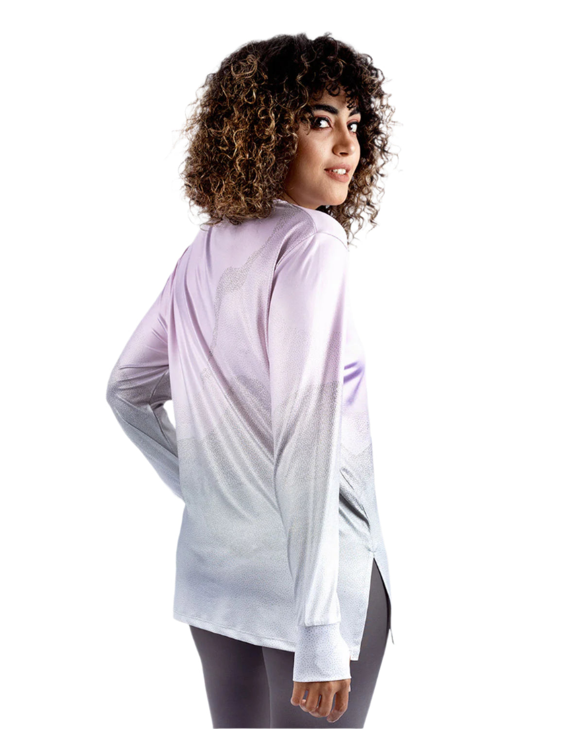 Women's Gradient Pink Top-Atum -2088962