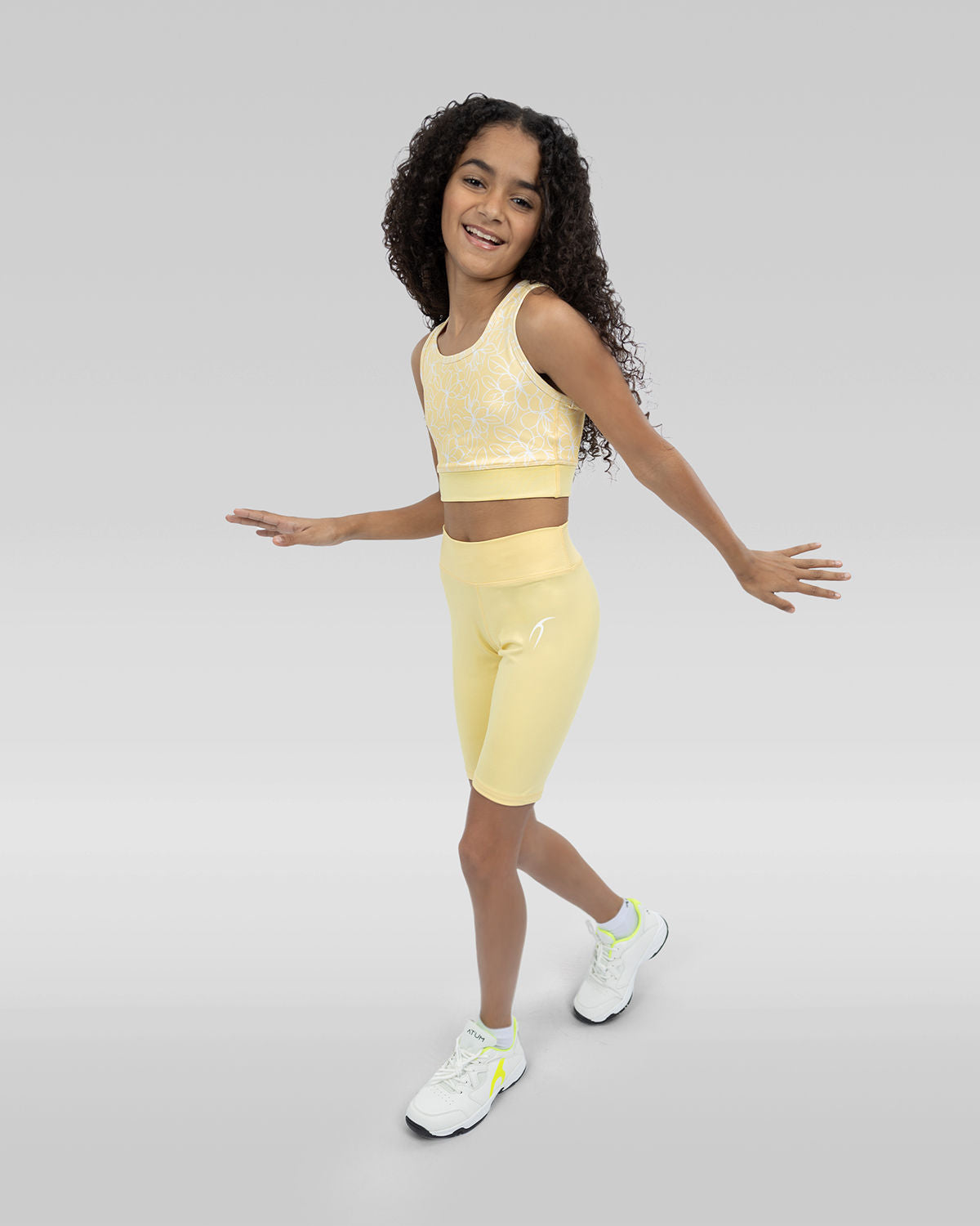 Smooth Girls Yellow Sports Bra