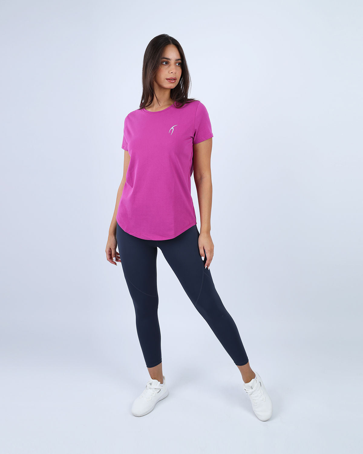 Basic Short Sleeves Dark Purple T-Shirt-Atum -34312562