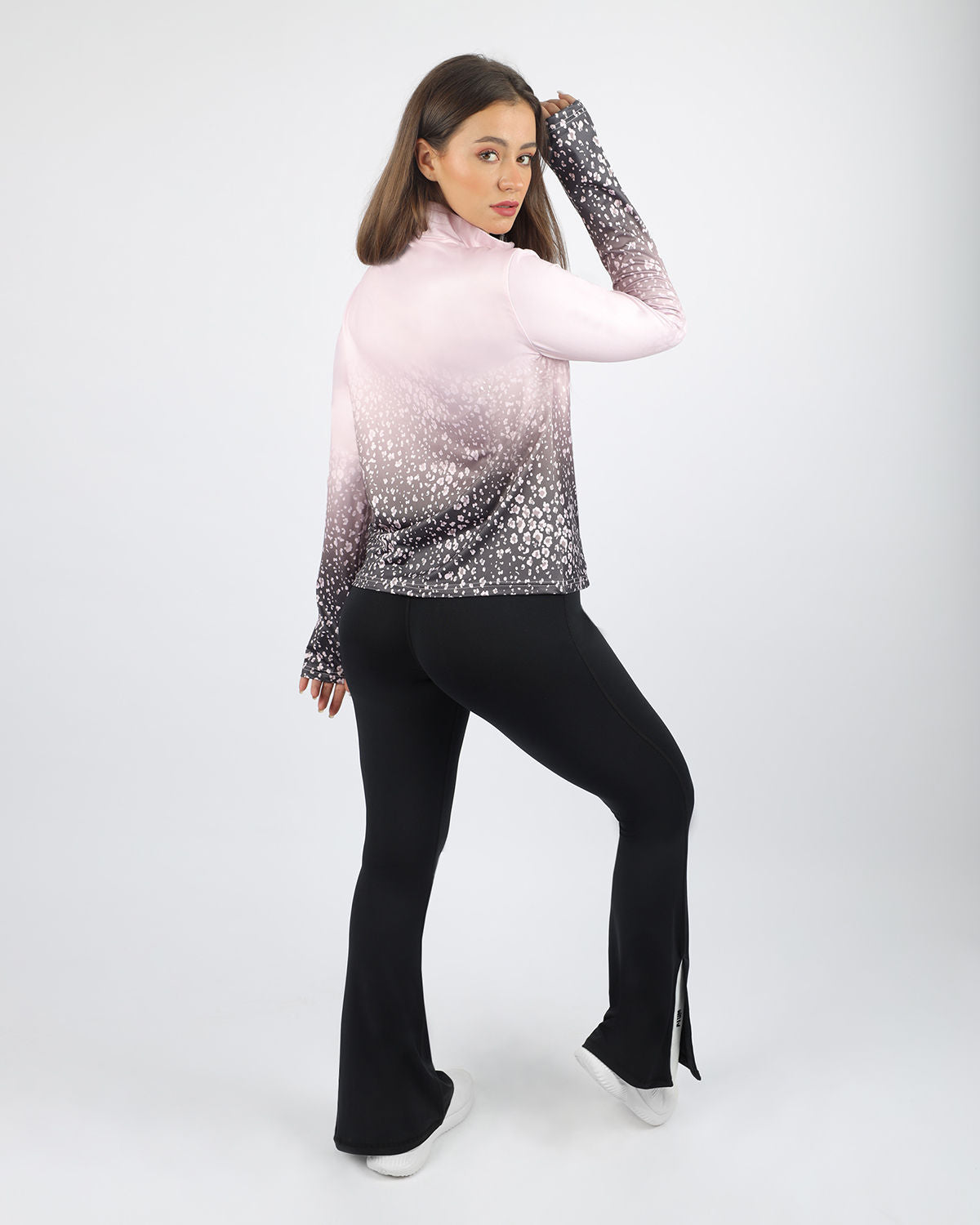 Slit Yoga Black Leggings-Atum -2426887