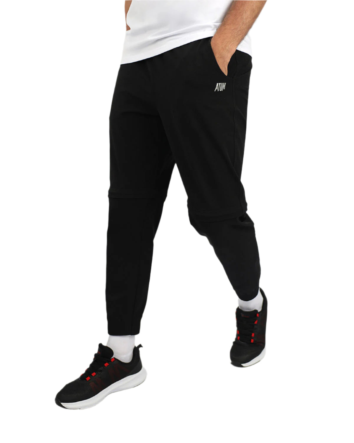 Adjustable Black Pant/Short-Atum -15243090