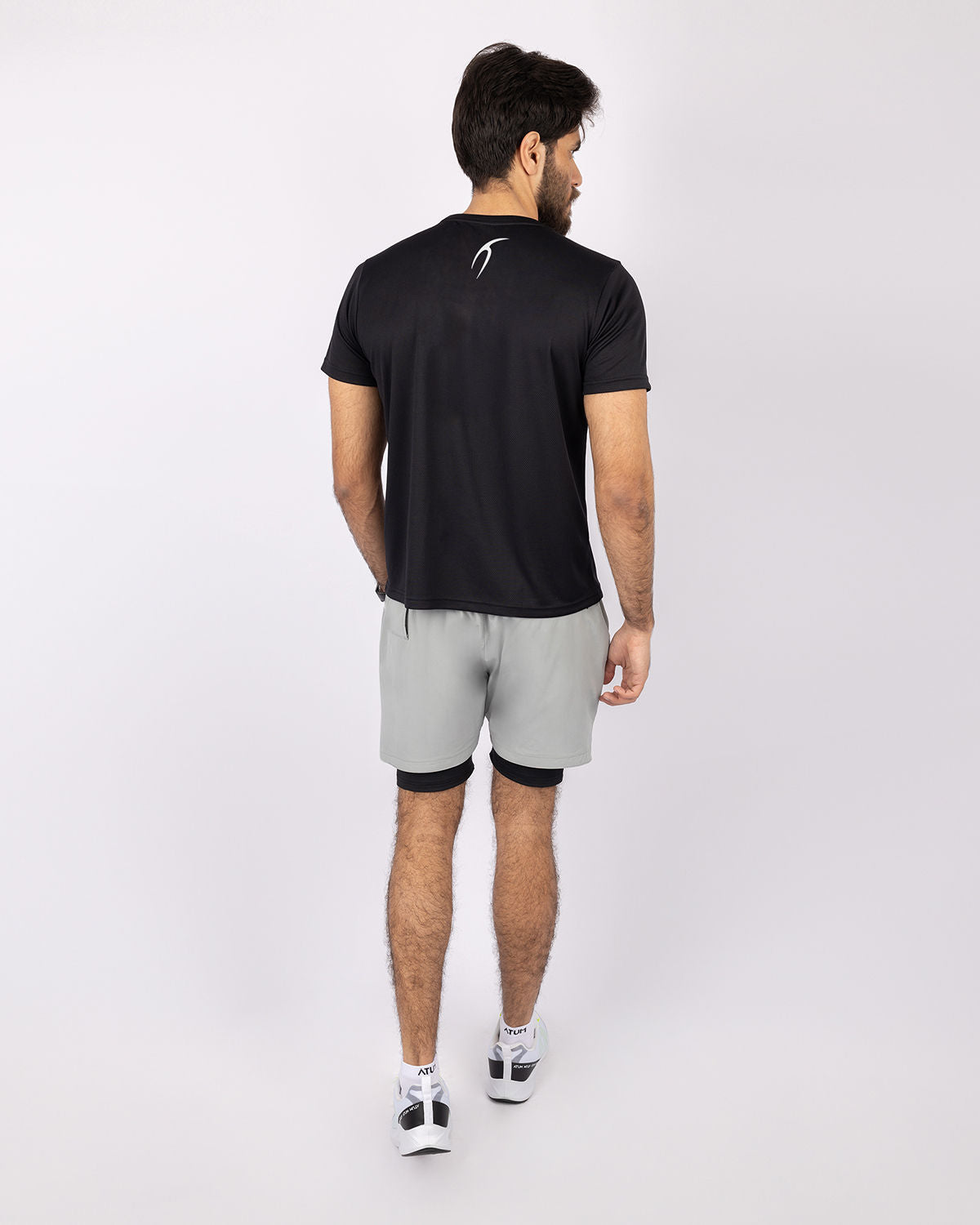 Squat Core Mesh Black T-Shirt-Atum -78787262