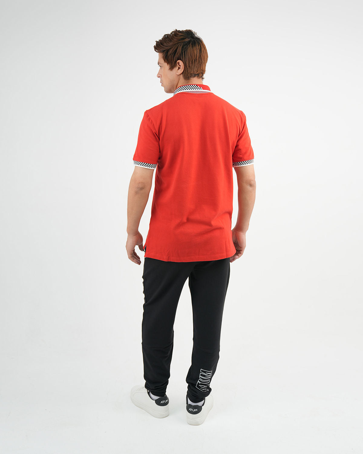 Clashflex Red Polo Shirt-Atum -12365163