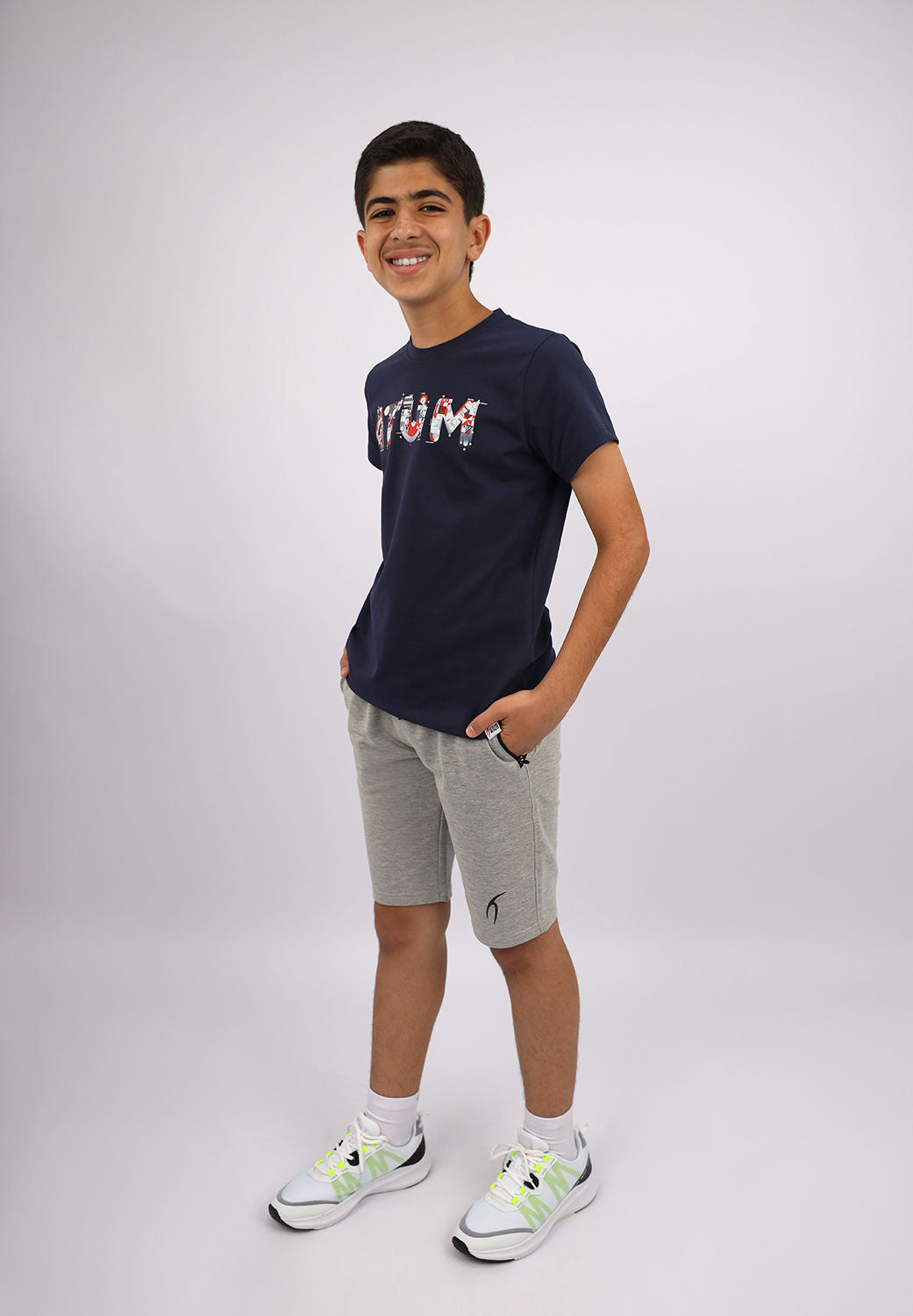 ATUM BOY'S SHORT -SLEEVED BASIC T-SHIRT - Atum Egypt 