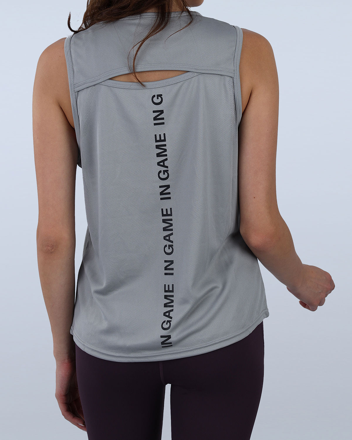 Modal Yoga Gray Tank Top-Atum -58769556