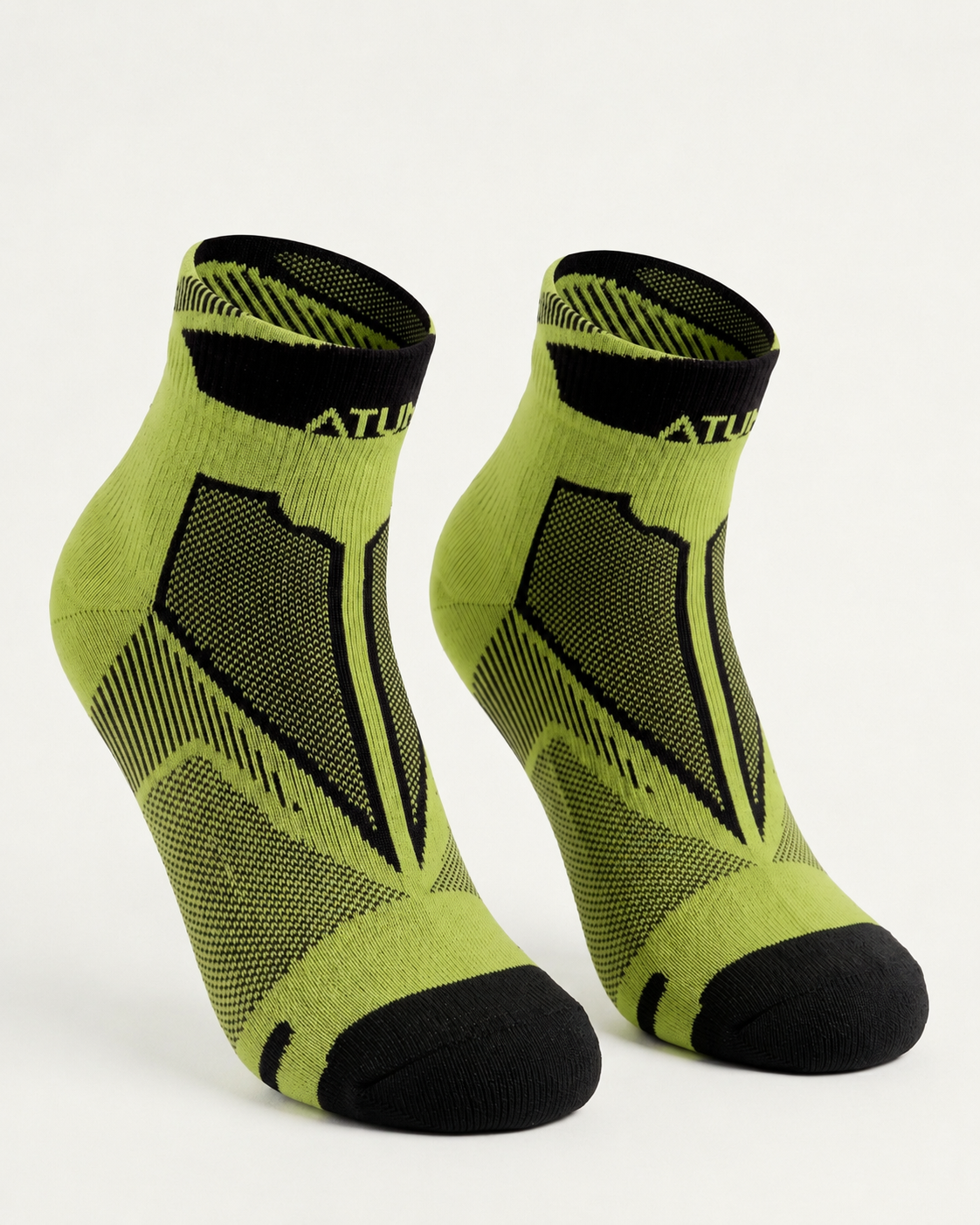 Adults Unisex Low-Cut Green Training Socks-Atum -79261602