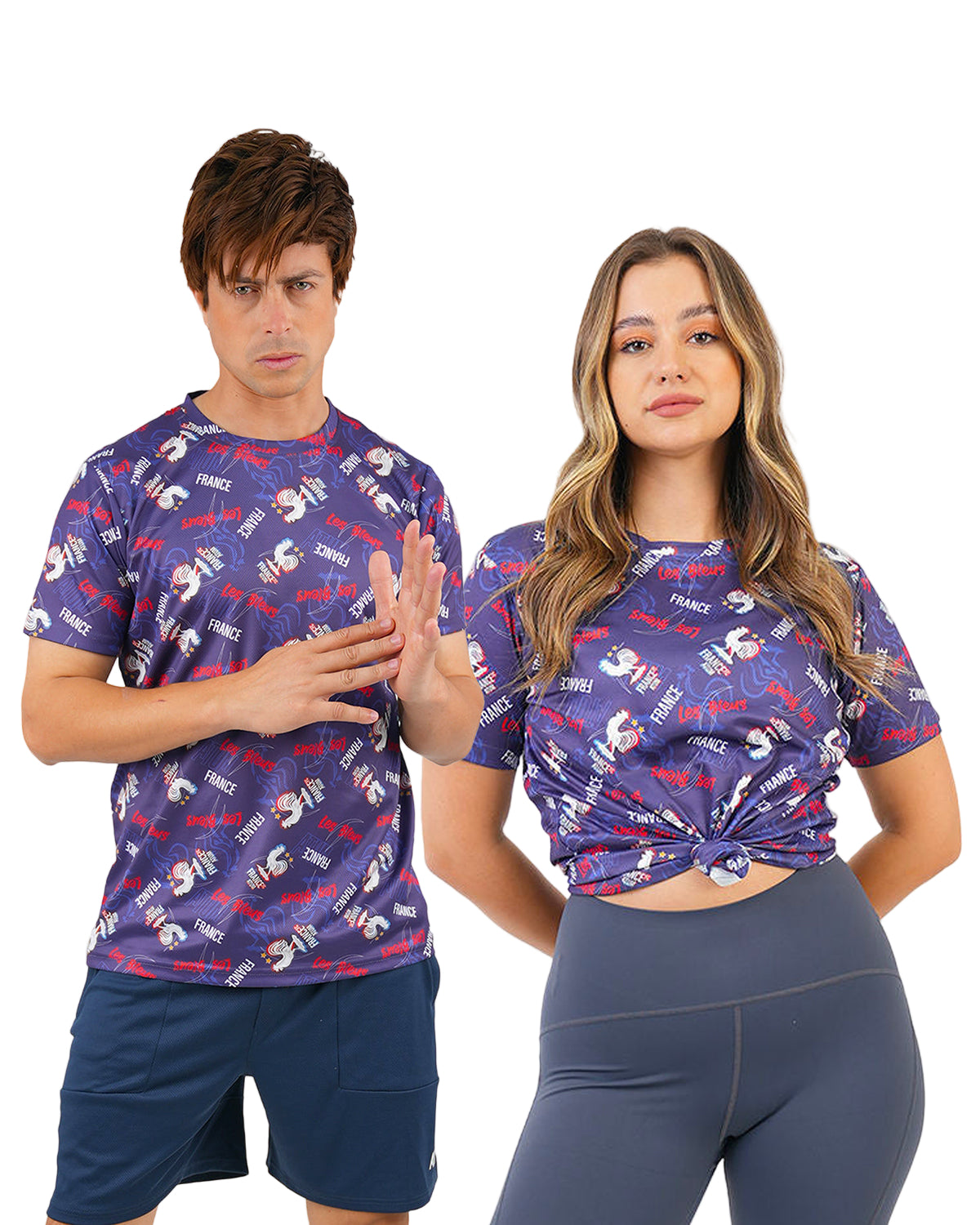 Les Bleus Sports Unisex T-Shirt-Atum -96472826