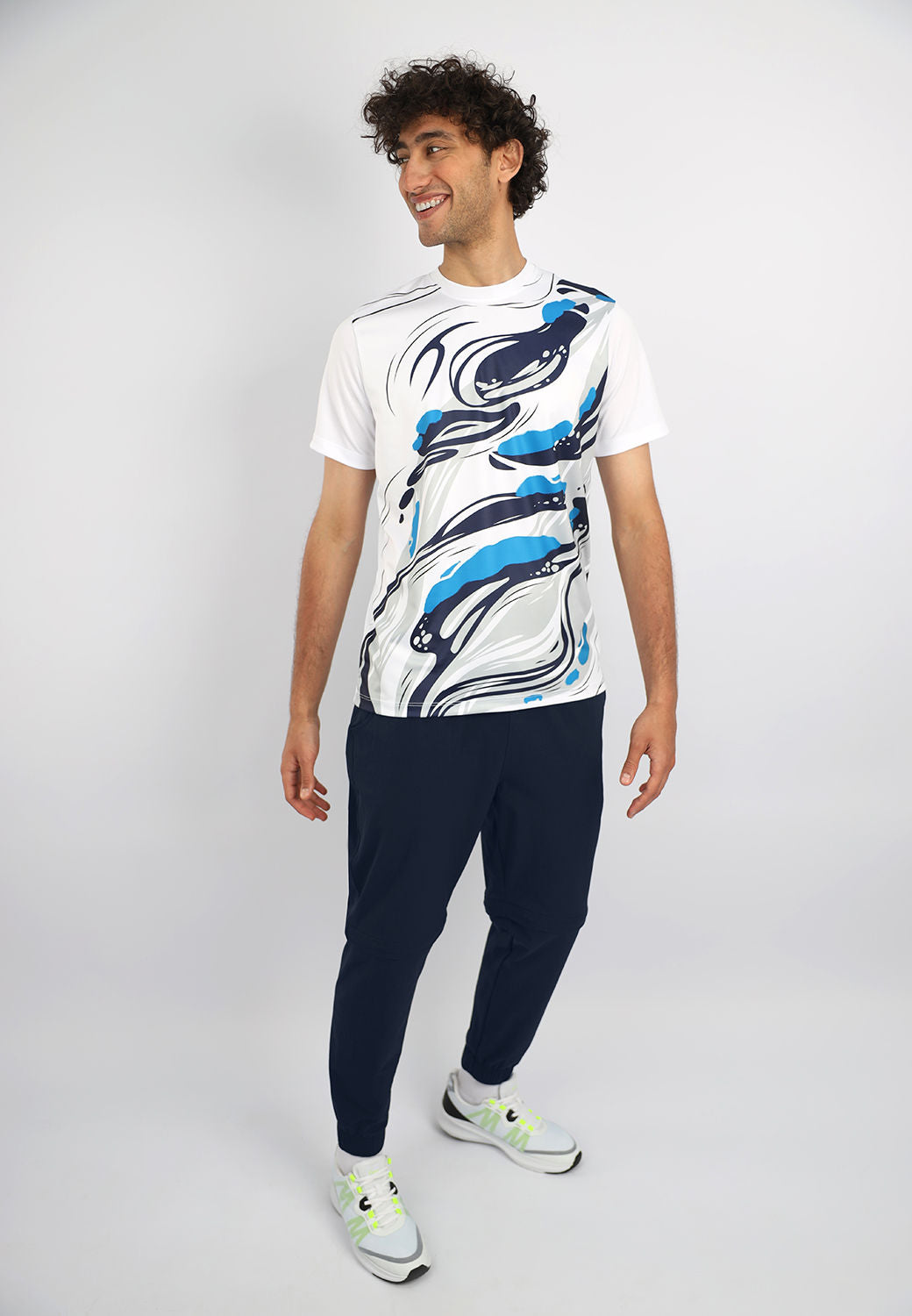 Atum Men's printed Crew-Neck T-shirt - Atum Egypt 