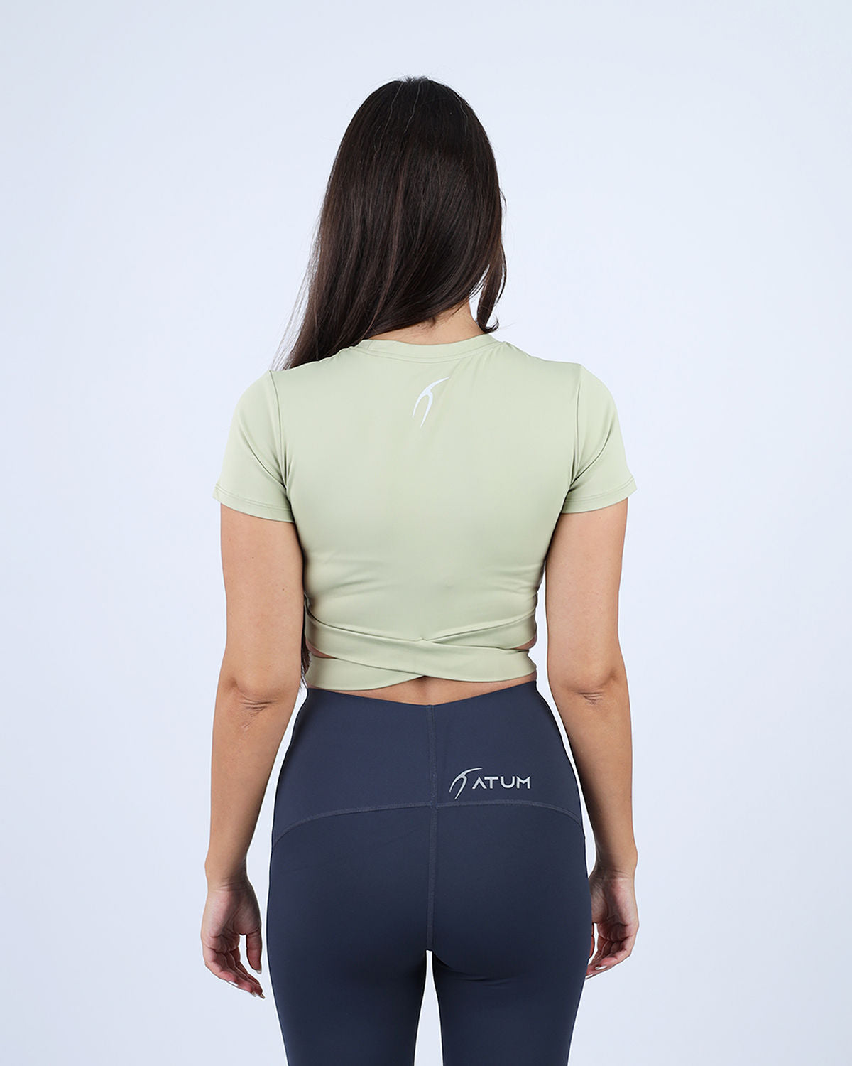 Twisted Short Sleeves Women's Crop Tee
